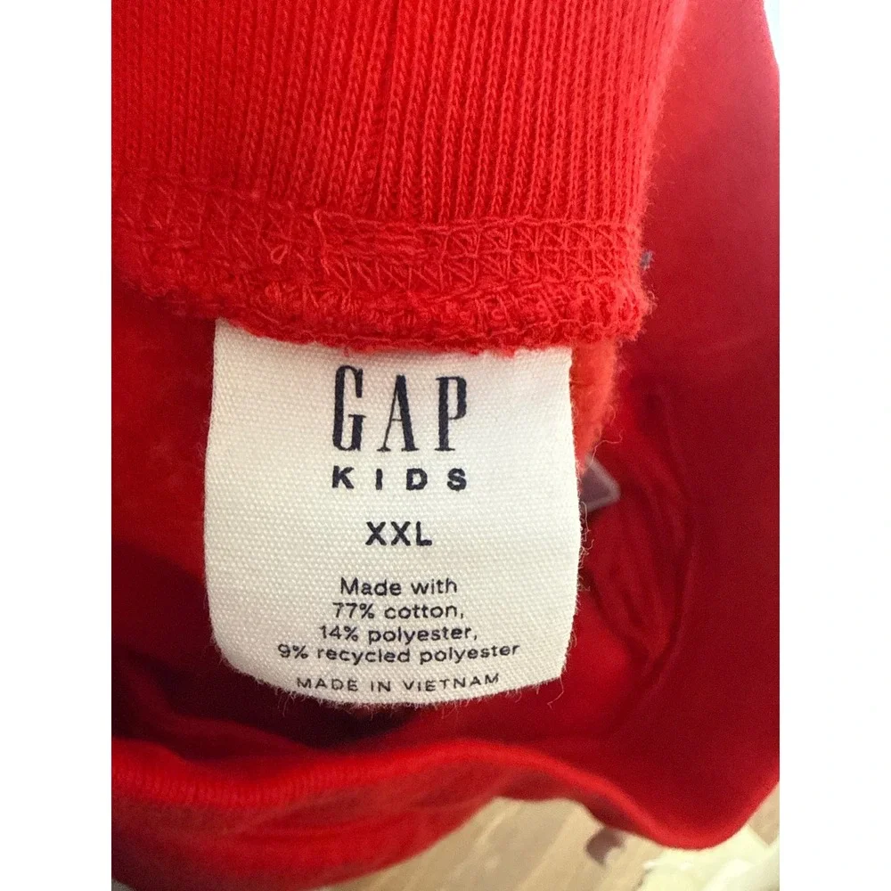 Gap Kids Red Fleece Hoodie‎ and Sweatpants Set Arch Logo XXL 14-16